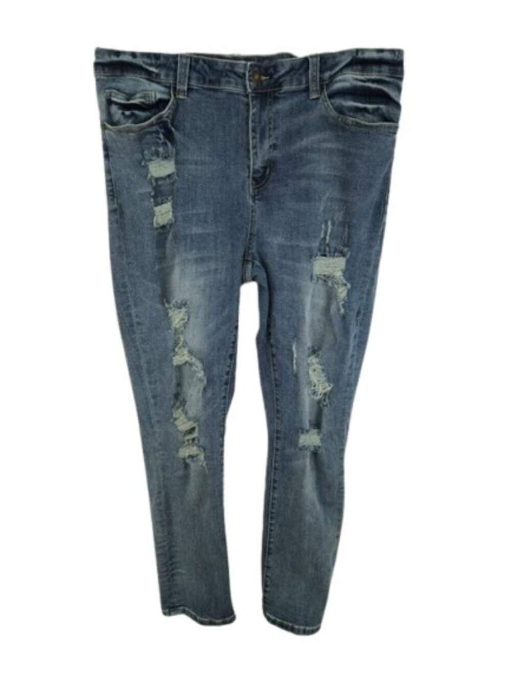 Chicsoul Distressed High Rise Skinny Jeans Size 18